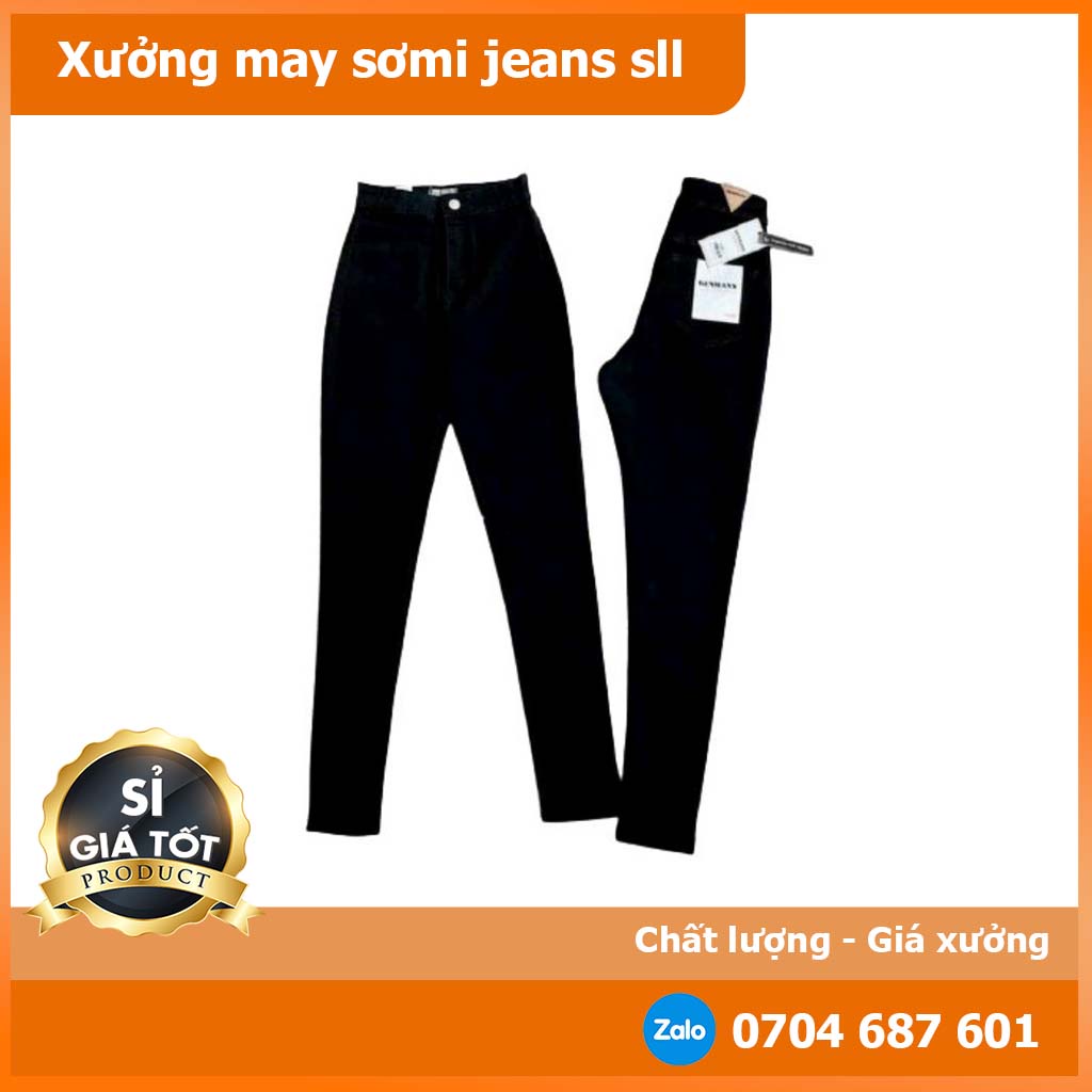 "XƯỞNG BÁN SỈ"🌟HCM🌟SỈ THEO RI⚡Hot dài nữ không túi 1 nút lưng siêu cao _ mã JGP4026
