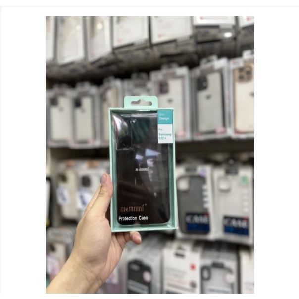 Ốp lưng Memumi cứng Trong suốt chống ố màu cho Samsung S22 Ultra, S22 Plus, S22