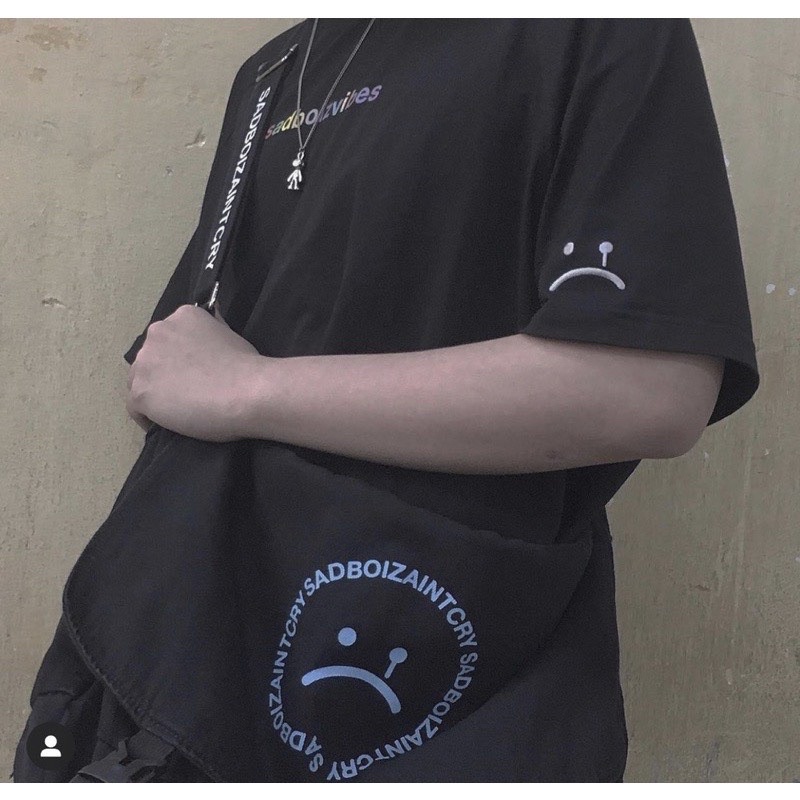 Áo thun unisex in chữ from rộng tay lỡ + Áo phông cổ tròn Nam Nữ 003