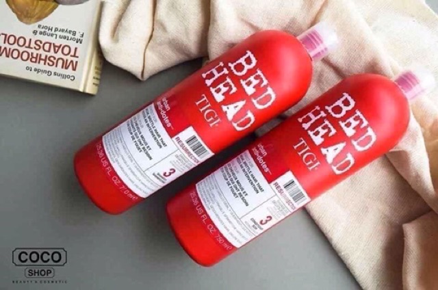 - Bộ dầu gội xả Tigi Bed Head Rehab For Hair 750ml (màu đỏ): - Rẻ Vô Địch