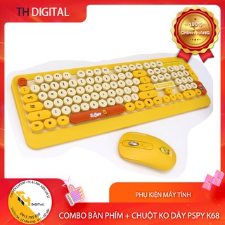 Combo Bàn Phím và Chuột Máy Tính Không Dây PSPY K68