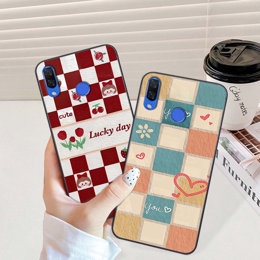 Ốp Huawei Nova 3 / Nova 3i caro trái tim cá tính, thời trang siêu đẹp, siêu phong cách