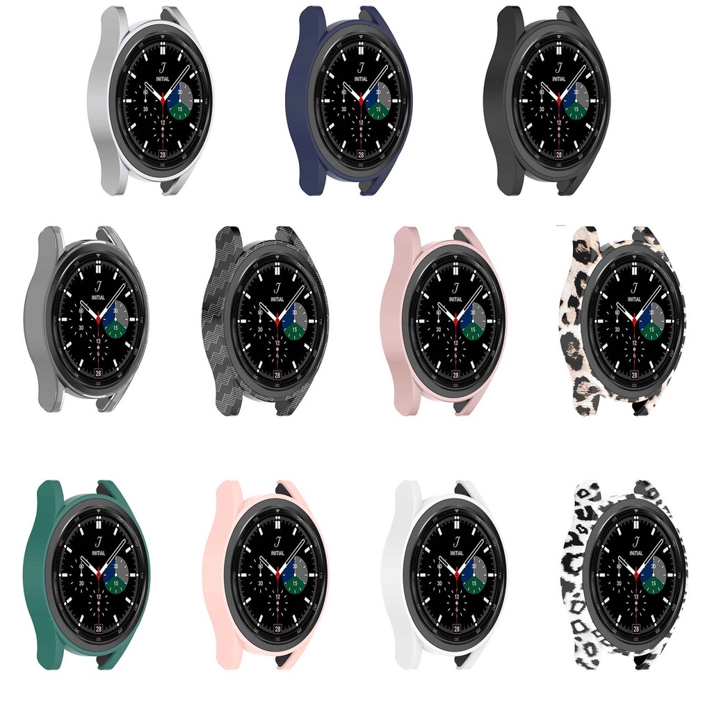Vỏ bảo vệ bằng PC thích hợp cho đồng hồ thông minh Samsung Galaxy Watch 4 Classic 42mm 46mm