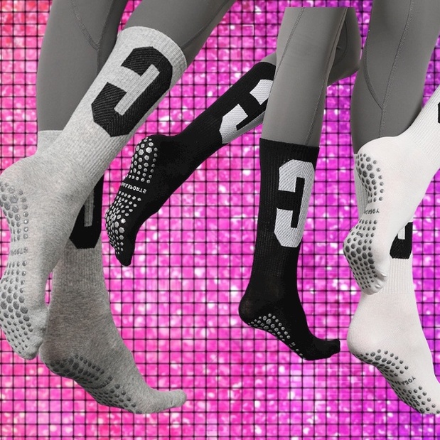 Vớ, Tất  yoga chống trượt, khiêu vũ, Vớ Pilates chuyên nghiệp cotton thấm mồ hôi.