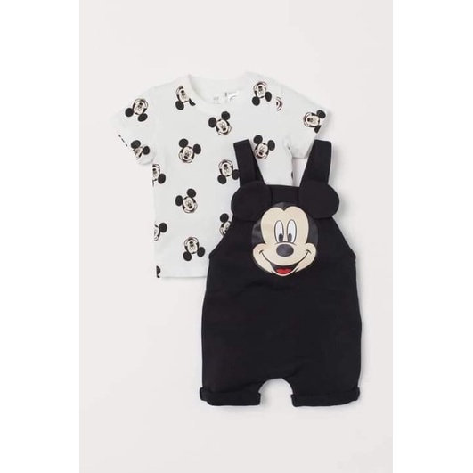 set bộ yếm mickey HM cho bé trai