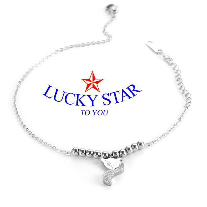 Lắc chân cáo hồ ly hạt bi trong nhỏ gợi cảm quyến rũ