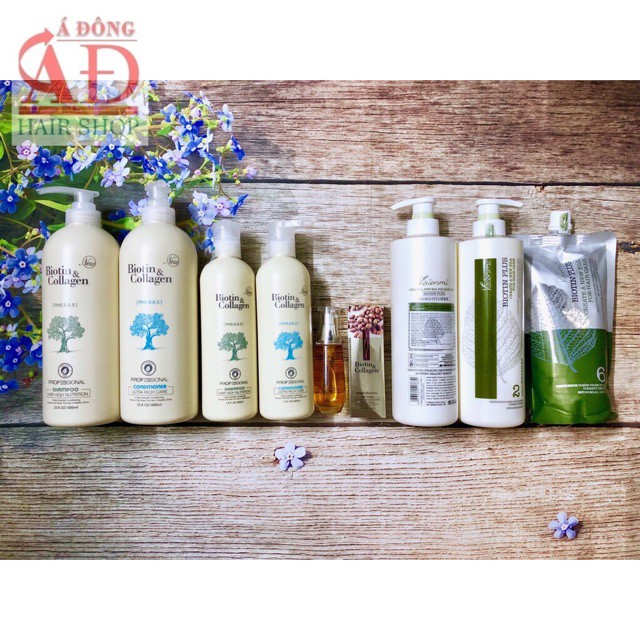 [Chính hãng] [1000mlx2] Cặp dầu gội xả Biotin & Collagen trắng phục hồi chống rụng và kích thích mọc tóc của Ý 1000ml | BigBuy360 - bigbuy360.vn