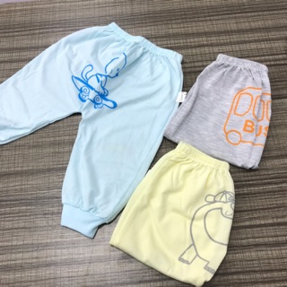 Quần chục dài cotton mông thú cho bé .