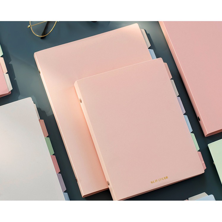 Bìa sổ còng A5- B5 màu pastel xinh xỉu-StudywithNgan-cong04