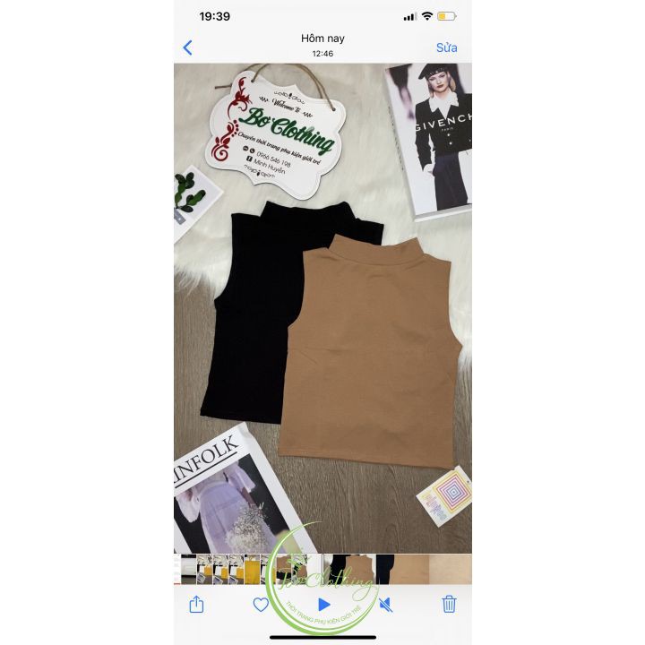 💓Áo Ba Lỗ 💓 Cổ Lọ Trơn Nhiều Màu Cho Nữ | BigBuy360 - bigbuy360.vn