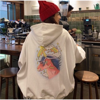 Áo Khoác Unicorn Kỳ Lân Có Nón Form Rộng Siêu Dễ Thương Mới