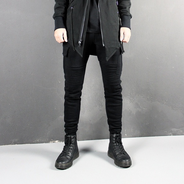 Quần Jogger nỉ biker cao cấp Lexuza 077