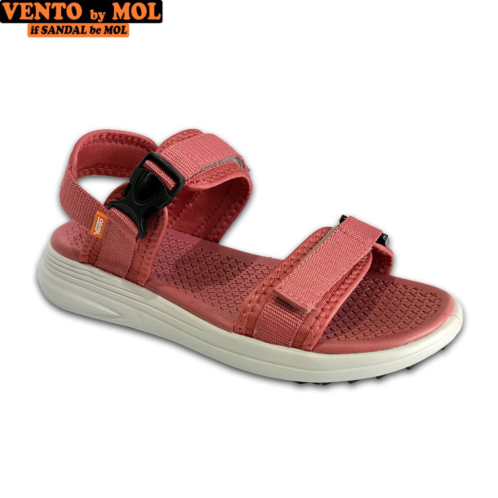 Giày sandal Vento nữ 2 quai ngang vải dù có quai hậu cố định mang đi học đi biển du lịch NB66Be