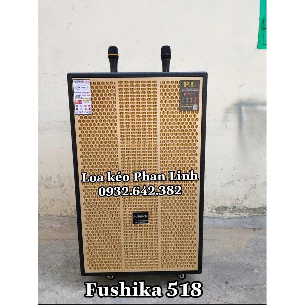 Loa kéo fushika Pk 518 bass 5 tất phiên bản 2021