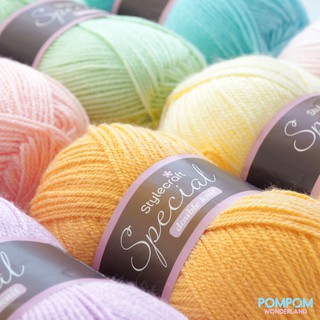 Len sợi Acrylic Stylecraft Special DK (Tông màu Pastel)