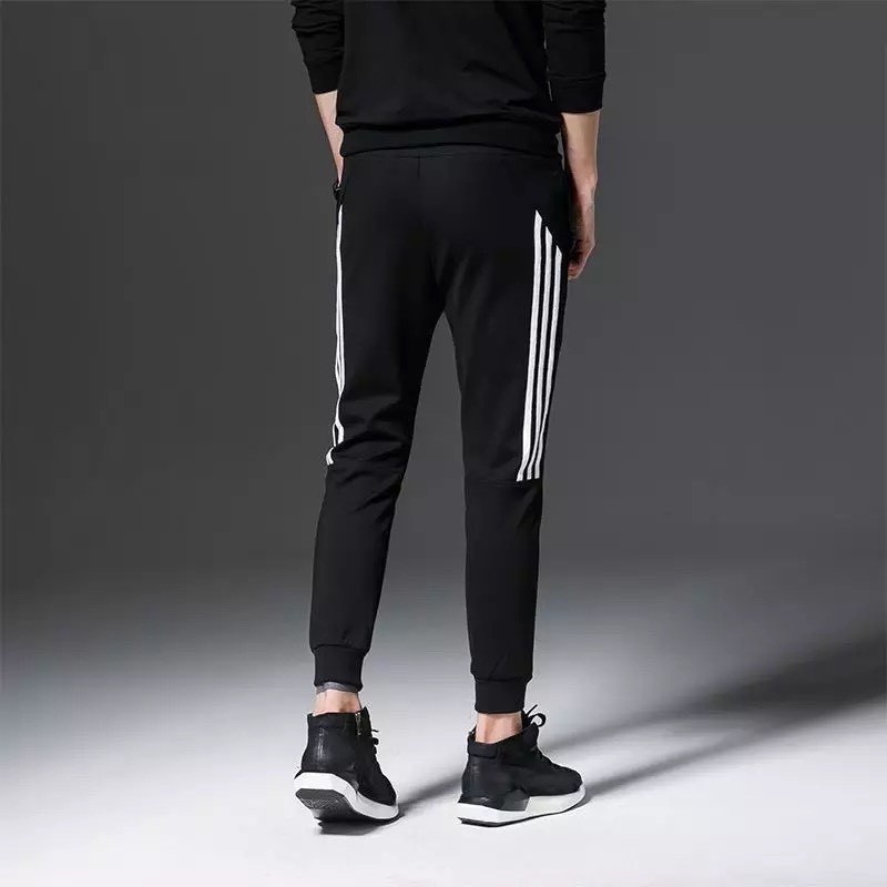 Quần Thể Thao Nam 3 Sọc Lửng - Quần Jorger Nam Thu Đông Co Giãn Ống Côn - MÃ QTT04 [ Shop Bán Sỉ ]