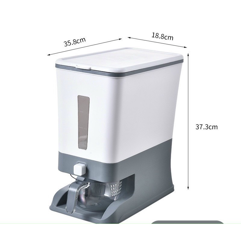 Thùng Đựng Gạo Gia Đình Thông Minh Dung Tích 12kg