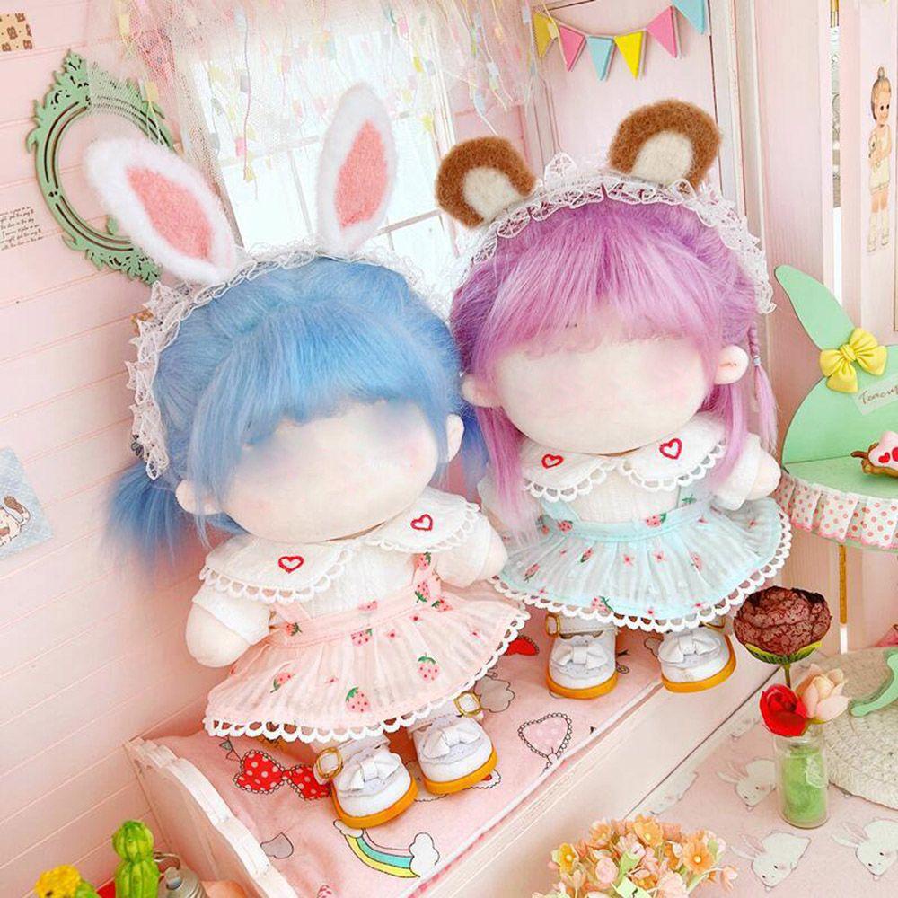 RAINBOW Set Áo Sơ Mi Và Đầm Yếm Thiết Kế Xinh Xắn Cho Bé Gái