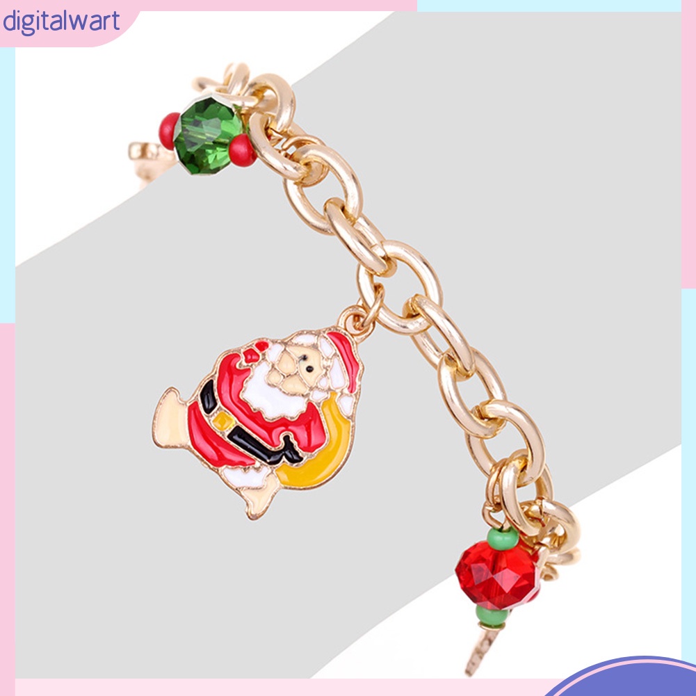 Vòng tay dạng chuỗi trang trí hình ông già Noel ngộ nghĩnh