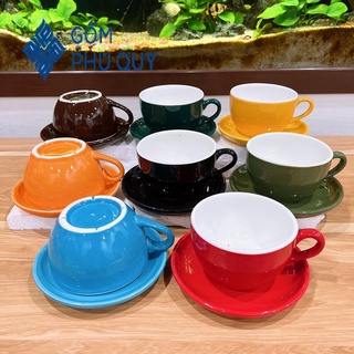 Cốc sứ ly nước 🍺 gốm sứ bát tràng 🍺 cốc uống cafe capuchino đẹp decor cao cấp gomphuquy