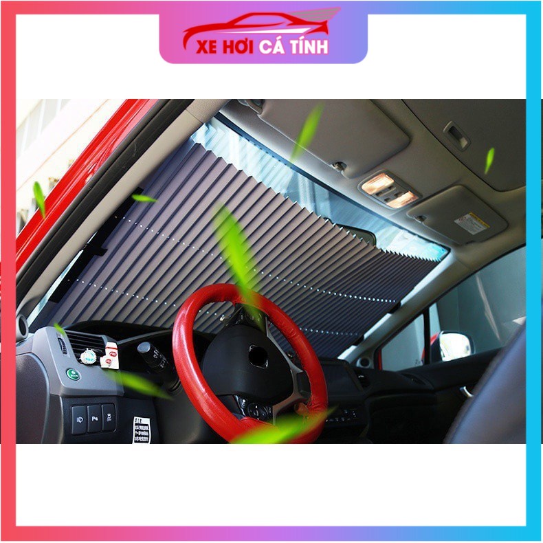 Rèm chắn nắng cho Ô tô Rèm CHE NẮNG KÍNH LÁI ô tô thế hệ mới 2019 dạng nan quạt thông minh