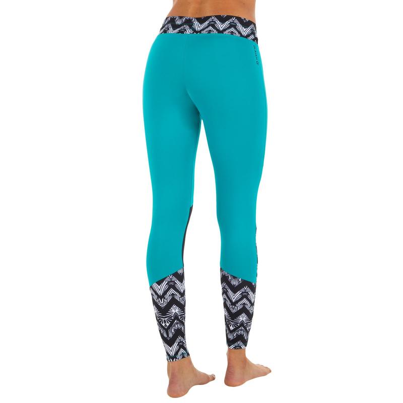 Quần legging lướt sóng chống tia cực tím Decathlon Olaian cho nữ.