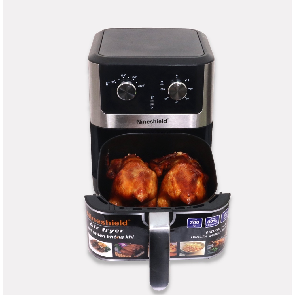 NỒI CHIÊN KHÔNG DẦU NINESHIELD KB-1000 DUNG TÍCH 9L BẢO HÀNH 12 THÁNG