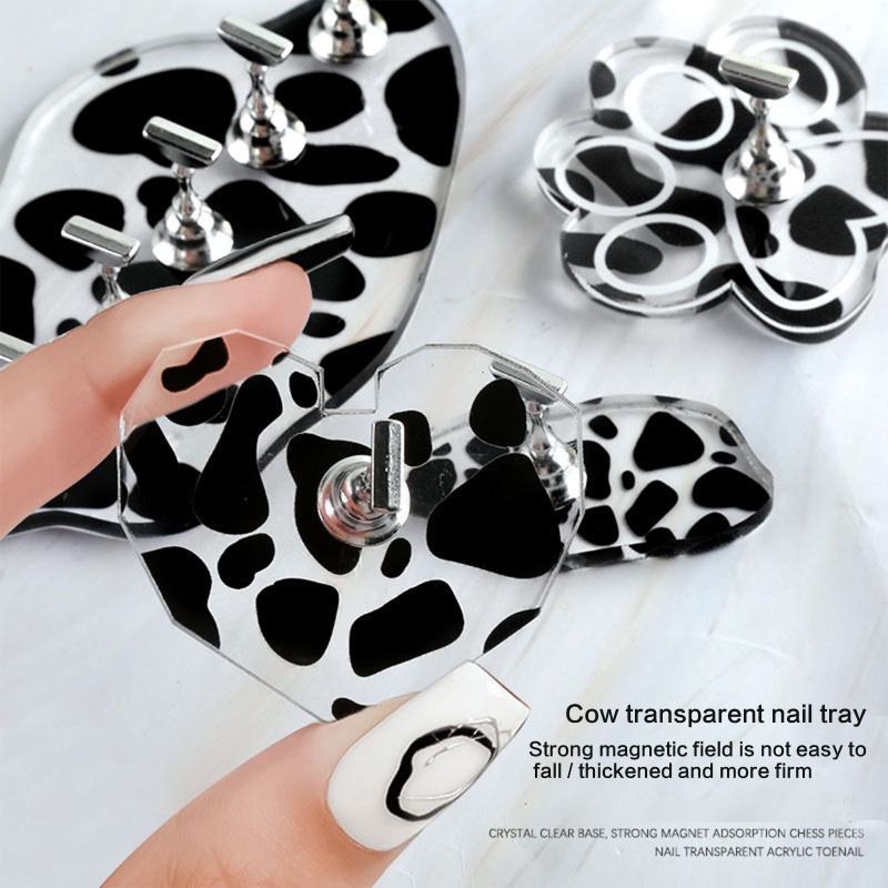 Giá Đỡ Móng Tay Giả Bằng Nhựa Acrylic Tiện Dụng Cho Vẽ Trang Trí Móng DIY