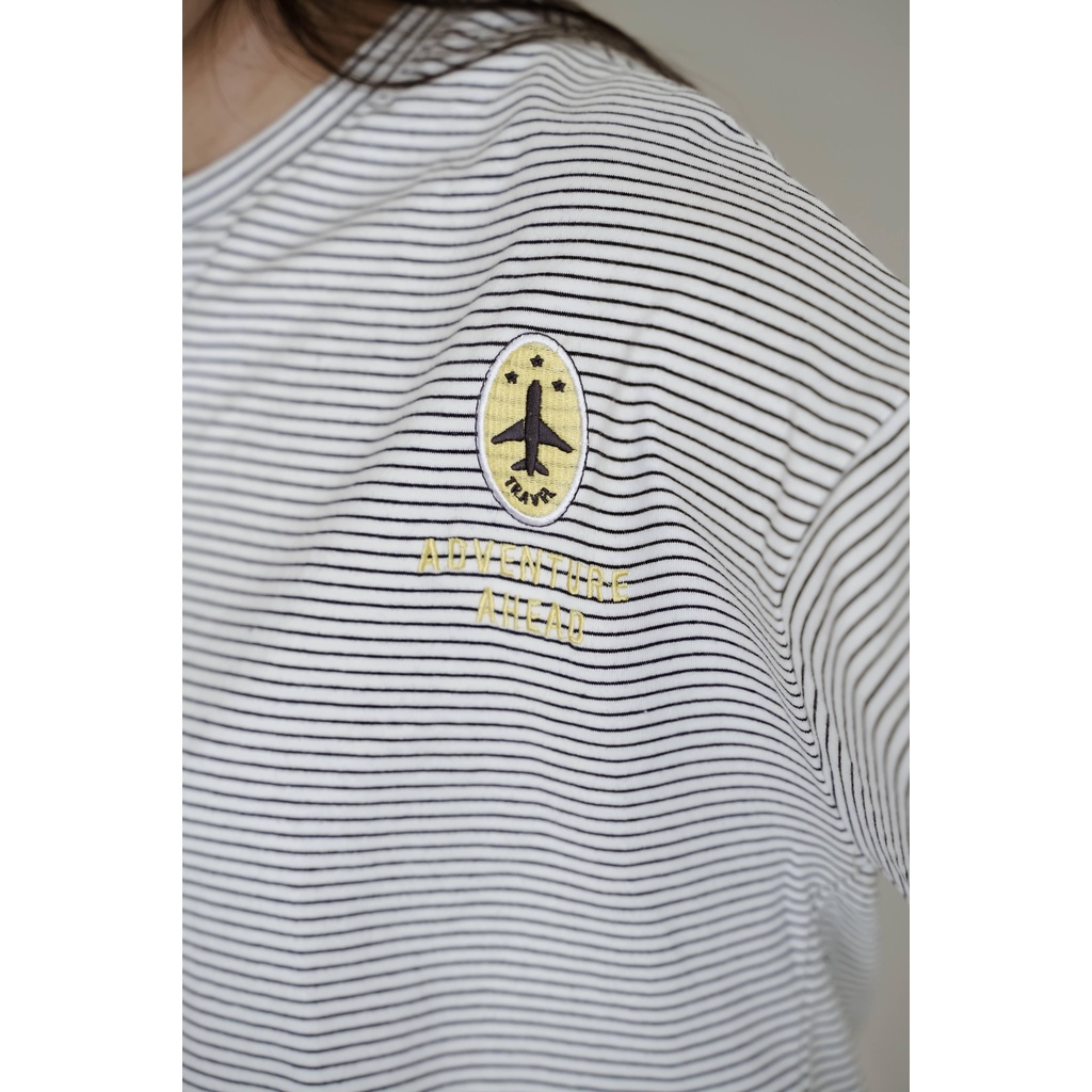 Áo nỉ dài tay hoạ tiết kẻ Adventure [ Méo shop ] | BigBuy360 - bigbuy360.vn