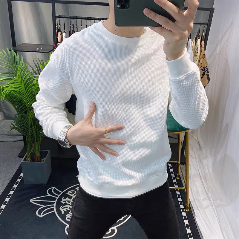Áo Sweater Waffed Siêu Cấp -Từ 45 đến 90kg - GM MenSwear