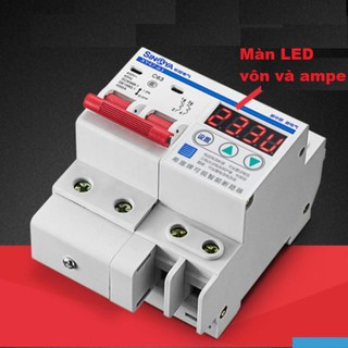Aptomat thông minh- Ngắt điện theo giá vị VÔN và AMPE cài đặt 63A