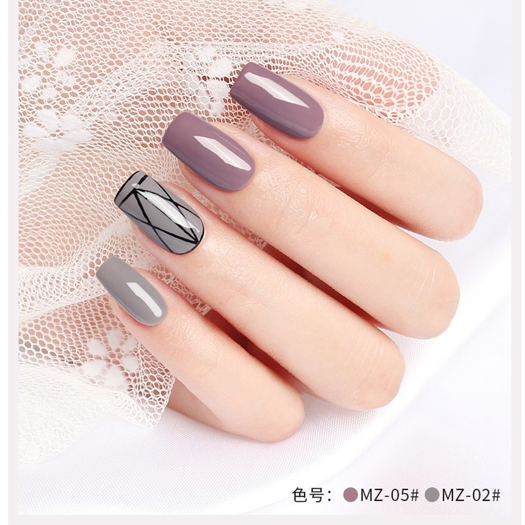 Sơn Gel AS| Mã MZ | Màu Xám Lông Chuột
