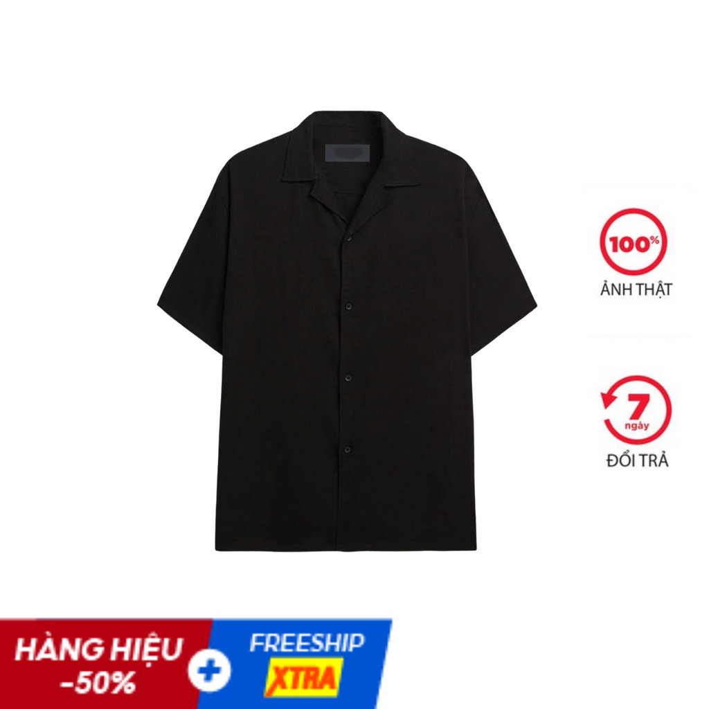 Áo Sơ Mi Nam Nữ Trơn Ngắn Tay Unisex Hàn Quốc Chất Cotton Thoáng Mát Trending phù hợp Đi Chơi và Đi Làm | BigBuy360 - bigbuy360.vn