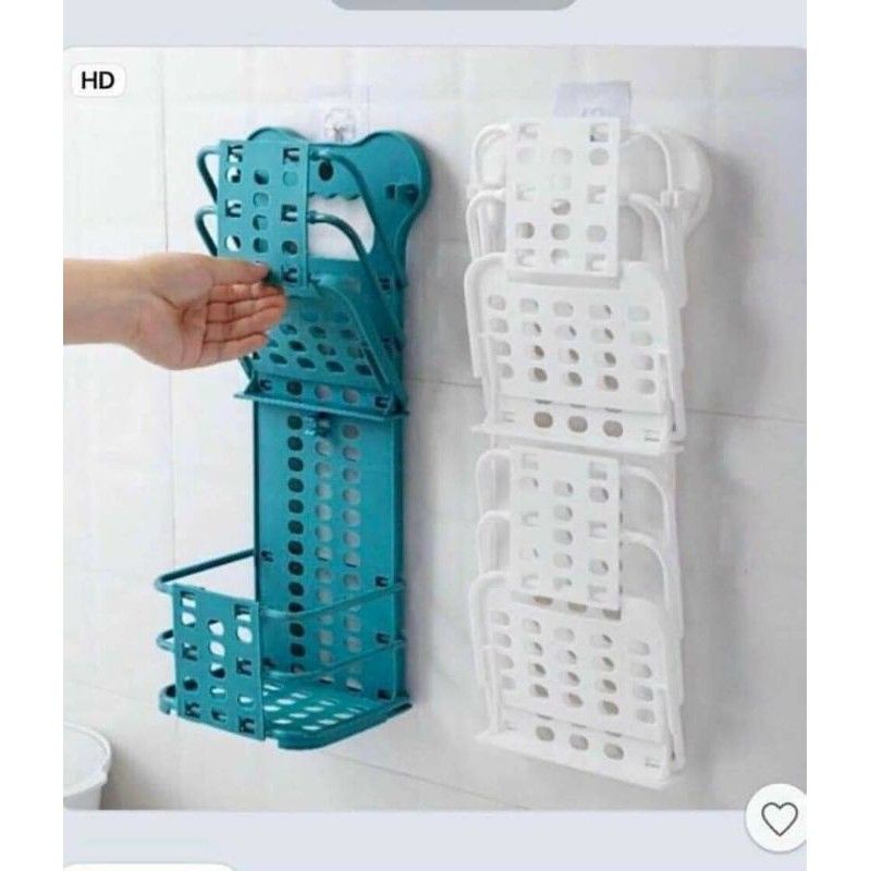 Giỏ nhựa đựng đồ gắn tường gọn gàng