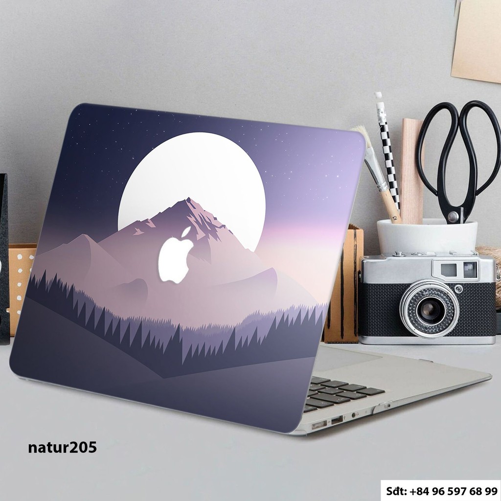 Skin dán Macbook Pro hình thiên nhiên x08 (chọn mẫu và mã máy trong phân loại)