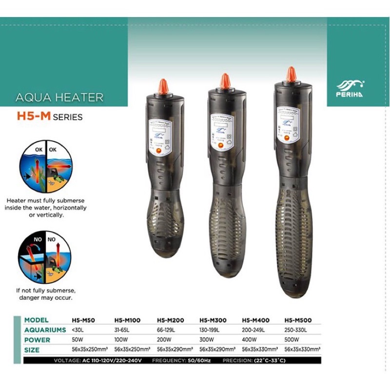 Sưởi Periha - Luca Aquarium