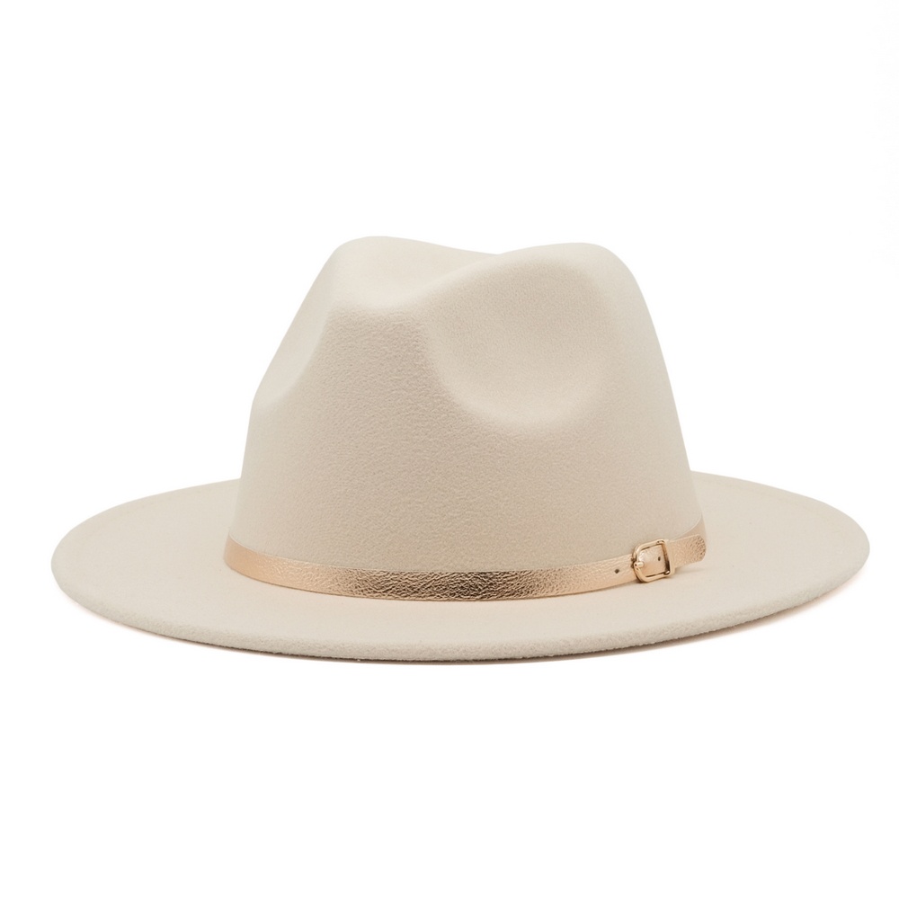 Nón Vành Rộng Chất Liệu Da Thời Trang Nữ Tính