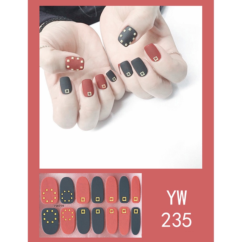 ⚜️Bộ miếng dán trang trí móng tay nghệ thuật phong cách Hàn Quốc