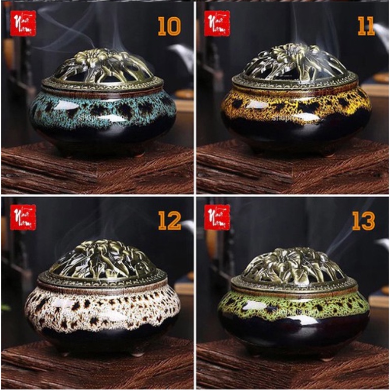 Ly sứ xông Trầm Hương