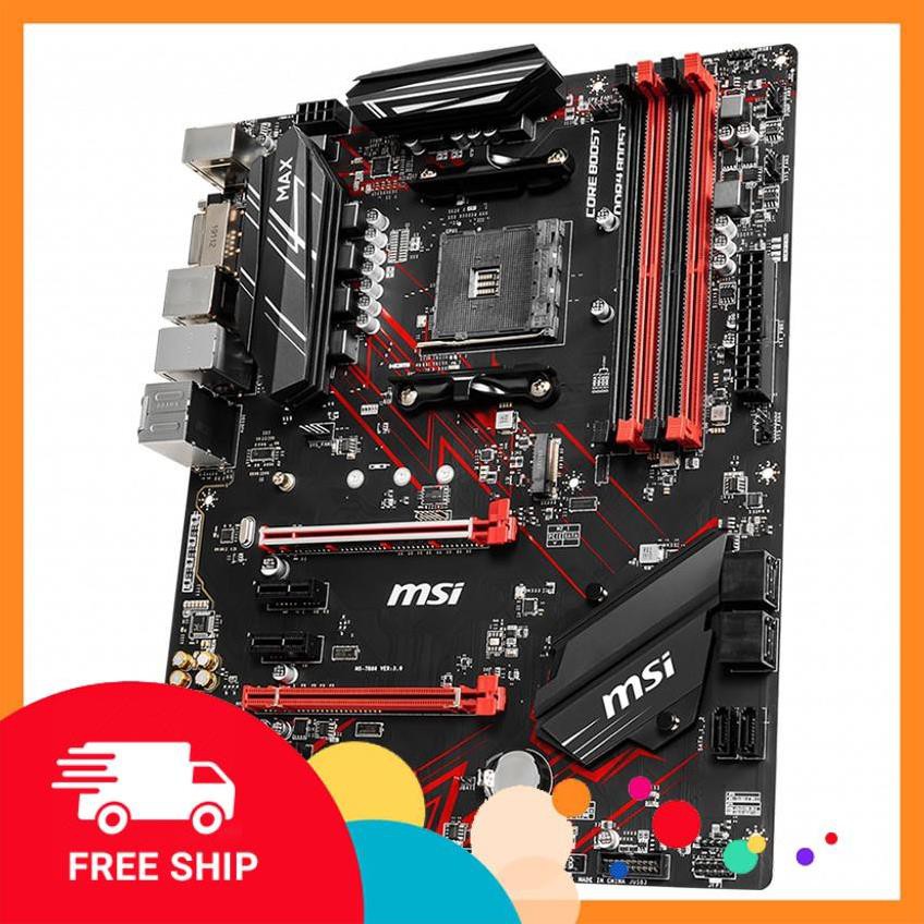 (A534) Bo mạch chủ MSI B450 GAMING PLUS MAX