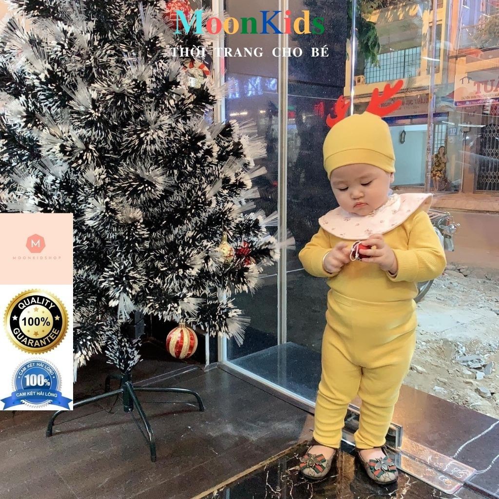 Bộ Len Tăm Tuần Lộc Cho Bé☃️KÈM MŨ TUẦN LỘC☃️Dành Cho Bé trai,Bé Gái Từ 4-16kg,hàng có sẵn giao ngay