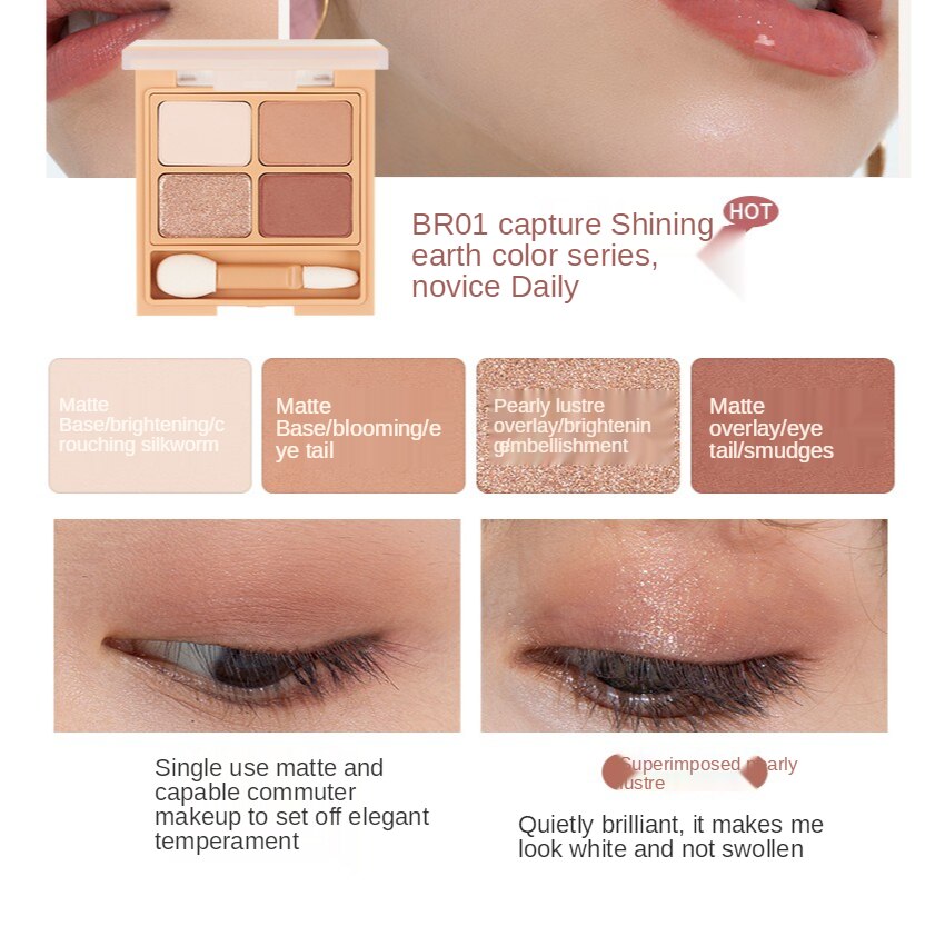 Bảng phấn mắt Into You kết hợp màu sắc thời trang