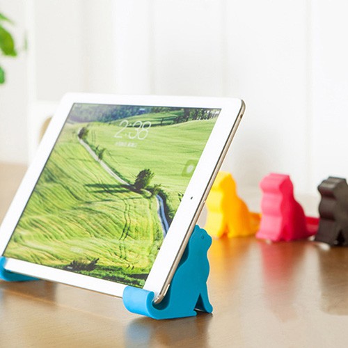 【Maln】Dễ thương Mini Cat Shape Điện thoại Máy tính bảng Gắn Giá đỡ Công cụ cho iPhone iPad