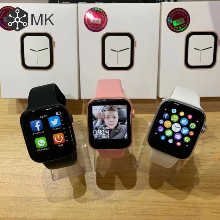 NEW X8 Cảm Ứng Đầy Đủ Đồng Hồ Thông Minh Cuộc Gọi Không Thấm Nước Bluetooth Smartwatch Trái Tim Tỷ Lệ Huyết Áp-Nhà Sư