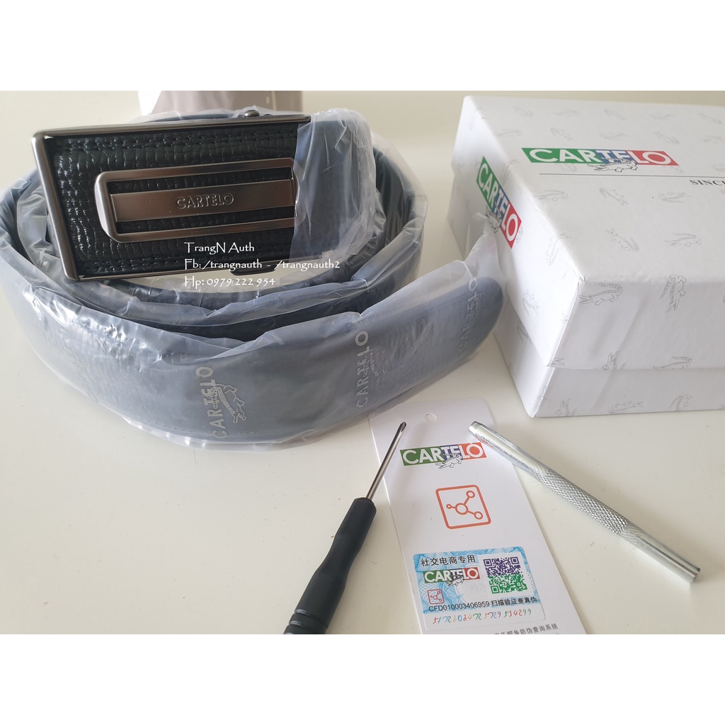 Dây Nịt Thắt Lưng Thời Trang Nam Hãng Cá Sấu Da Đẹp Sang Trọng Fullbox Nhiều Màu Trangnauth F220