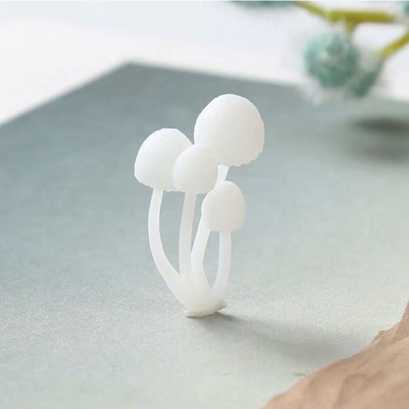 Set 3 khuôn đổ nhựa resin epoxy UV tạo hình cây nấm mini dùng làm trang sức/trang trí cảnh quan vi mô