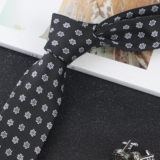 Cravat Nam cỡ trung 7cm cao cấp nhiều mẫu lựa chọn, cà vạt chú rể, Cavat dự tiệc, Calavat công sở CV-7125