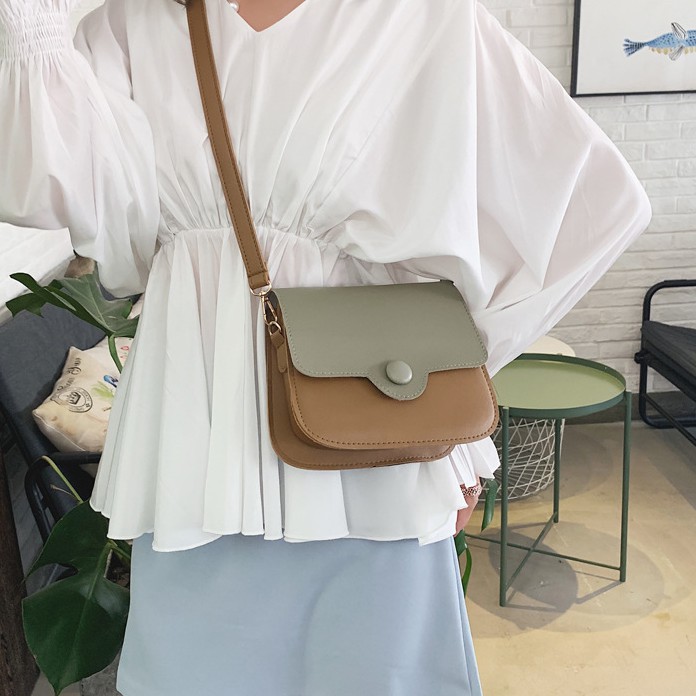 [Mã WAMT2405 giảm 10K đơn 0K] TÚI ĐEO CHÉO NỮ ALITA KHUY TRÒN PHỐI MÀU DÁNG BẦU CỰC CHẤT TD 09 | BigBuy360 - bigbuy360.vn