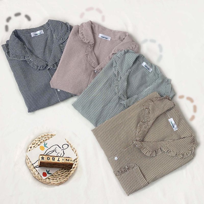 Set đồ kẻ tiểu thư dành cho mùa hè 2020, hàng quảng châu loại đẹp