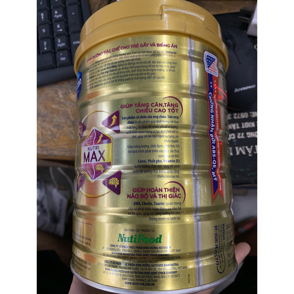 Sữa Bột Dr.lucen Nutrimax Trên 1 Tuổi Hộp 900g